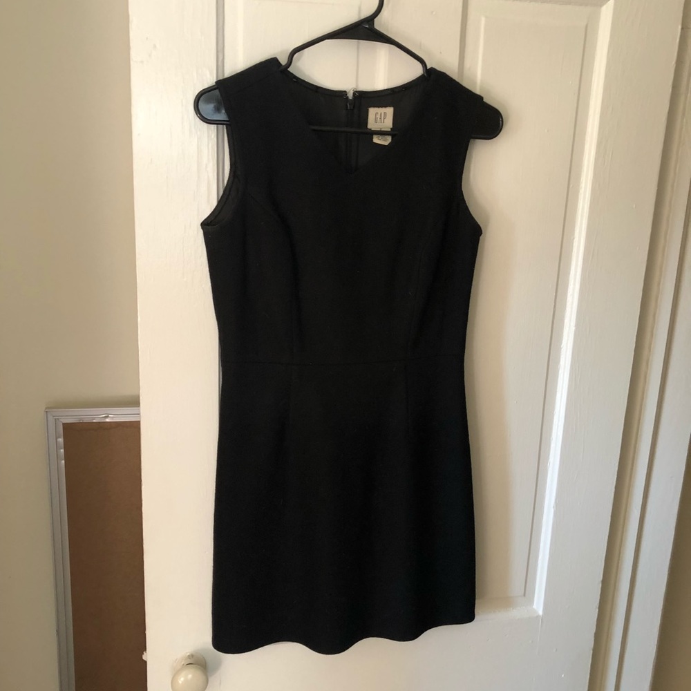 GAP Mini Wool Dress in Black, Size 2